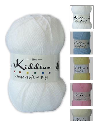 Cygnet Yarns, Kiddies Supersoft 4 Ply