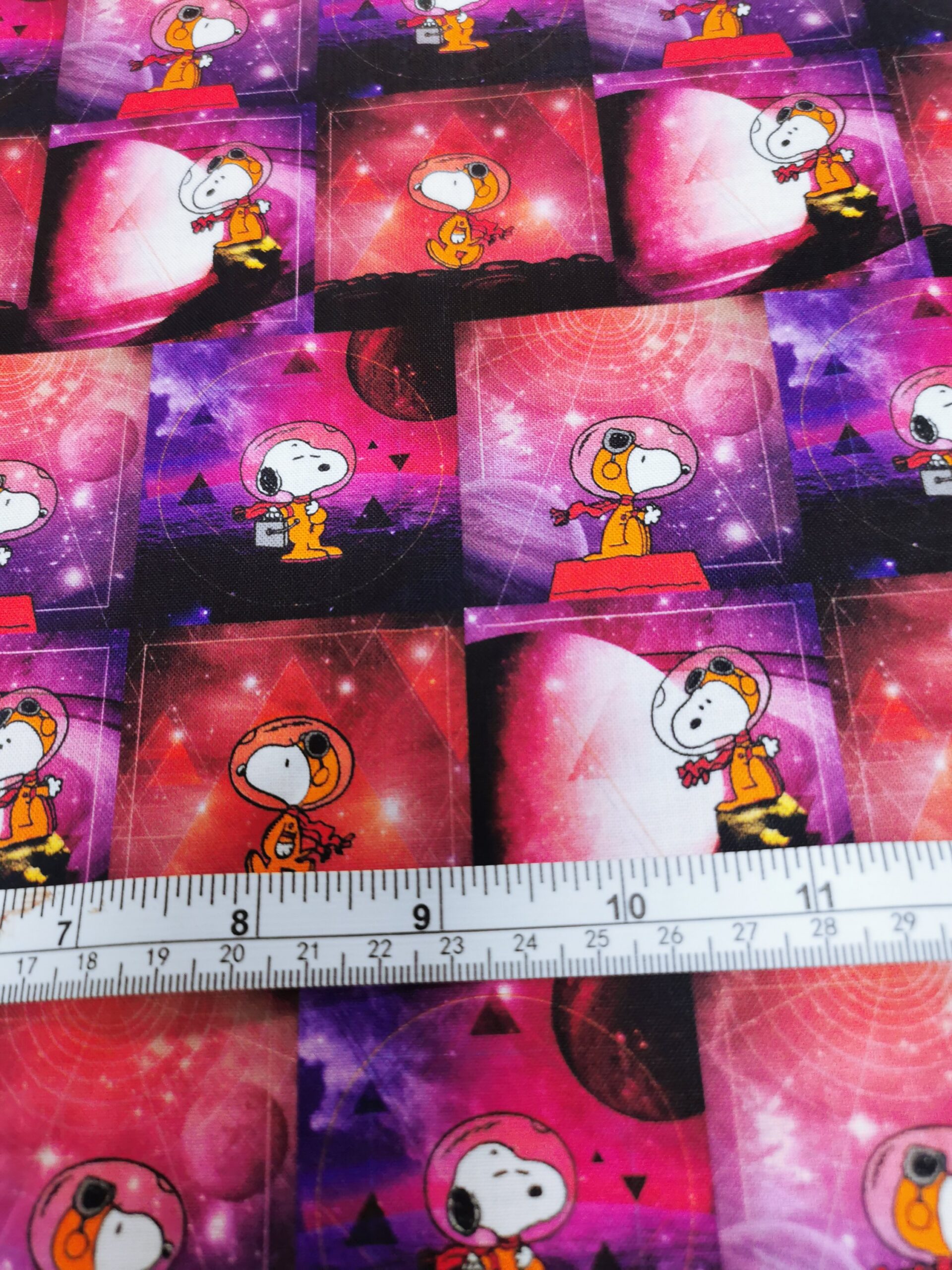 Snoopy patchwork cotton fabric - Image 3