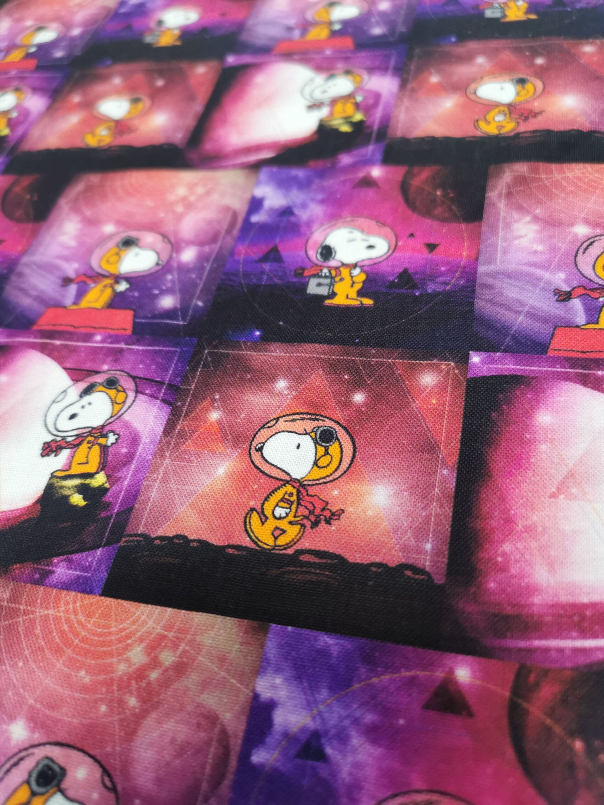 Snoopy patchwork cotton fabric - Image 4