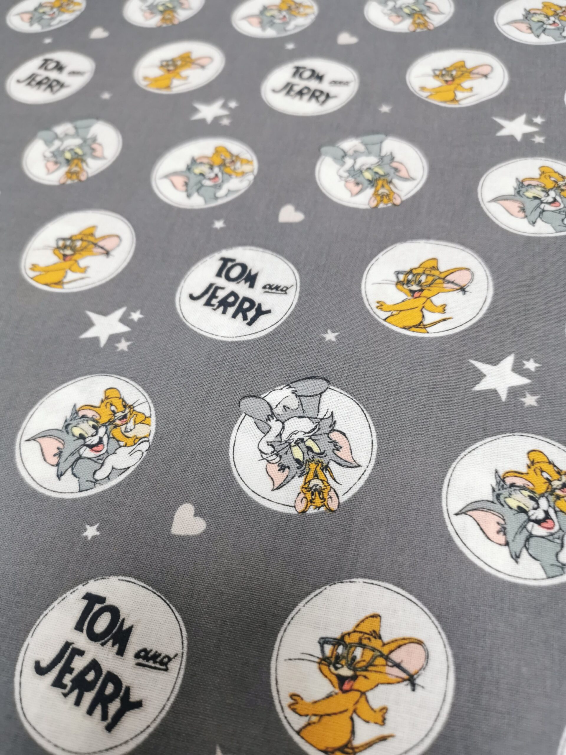 Tom & Jerry patchwork cotton fabric - Image 3