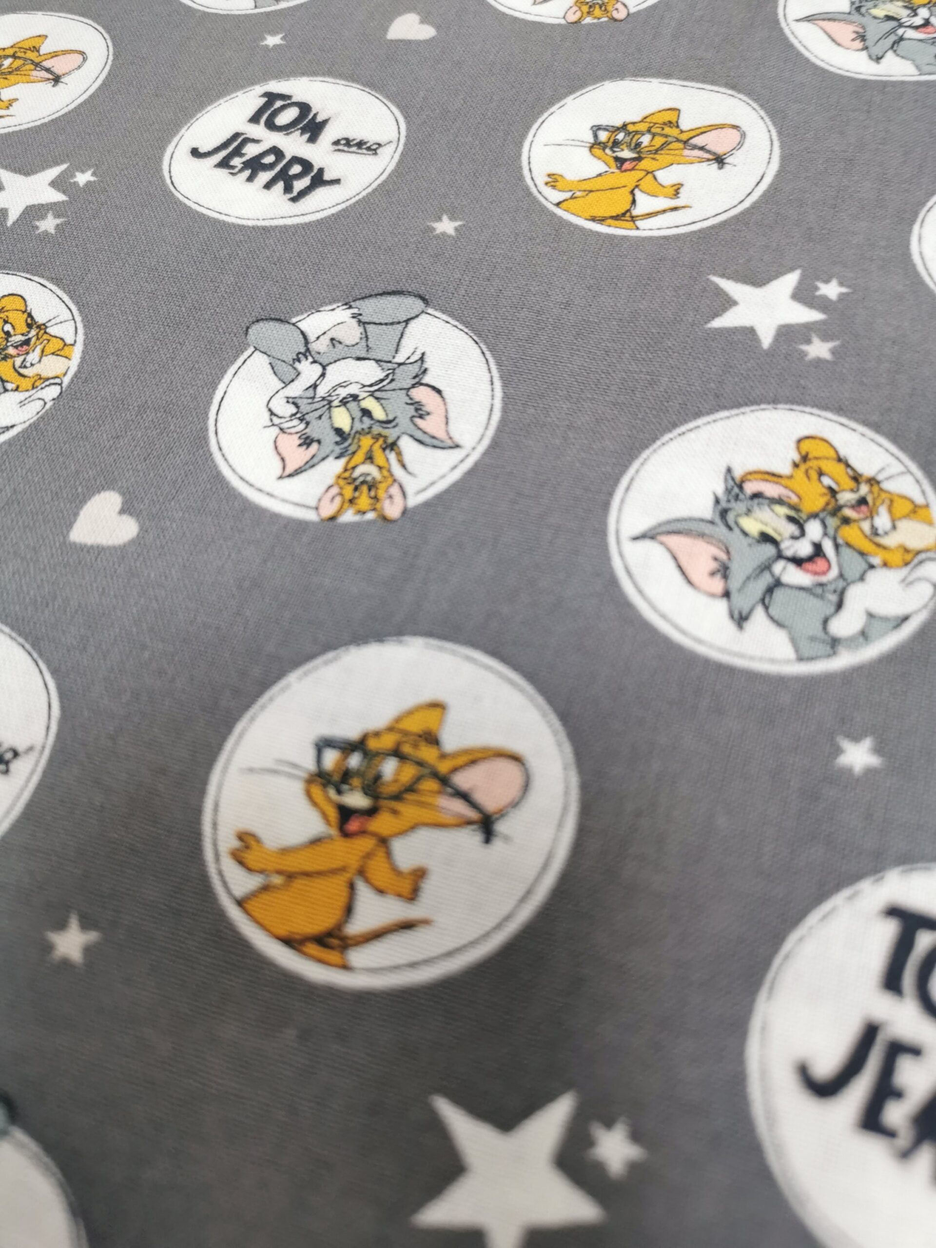 Tom & Jerry patchwork cotton fabric - Image 4