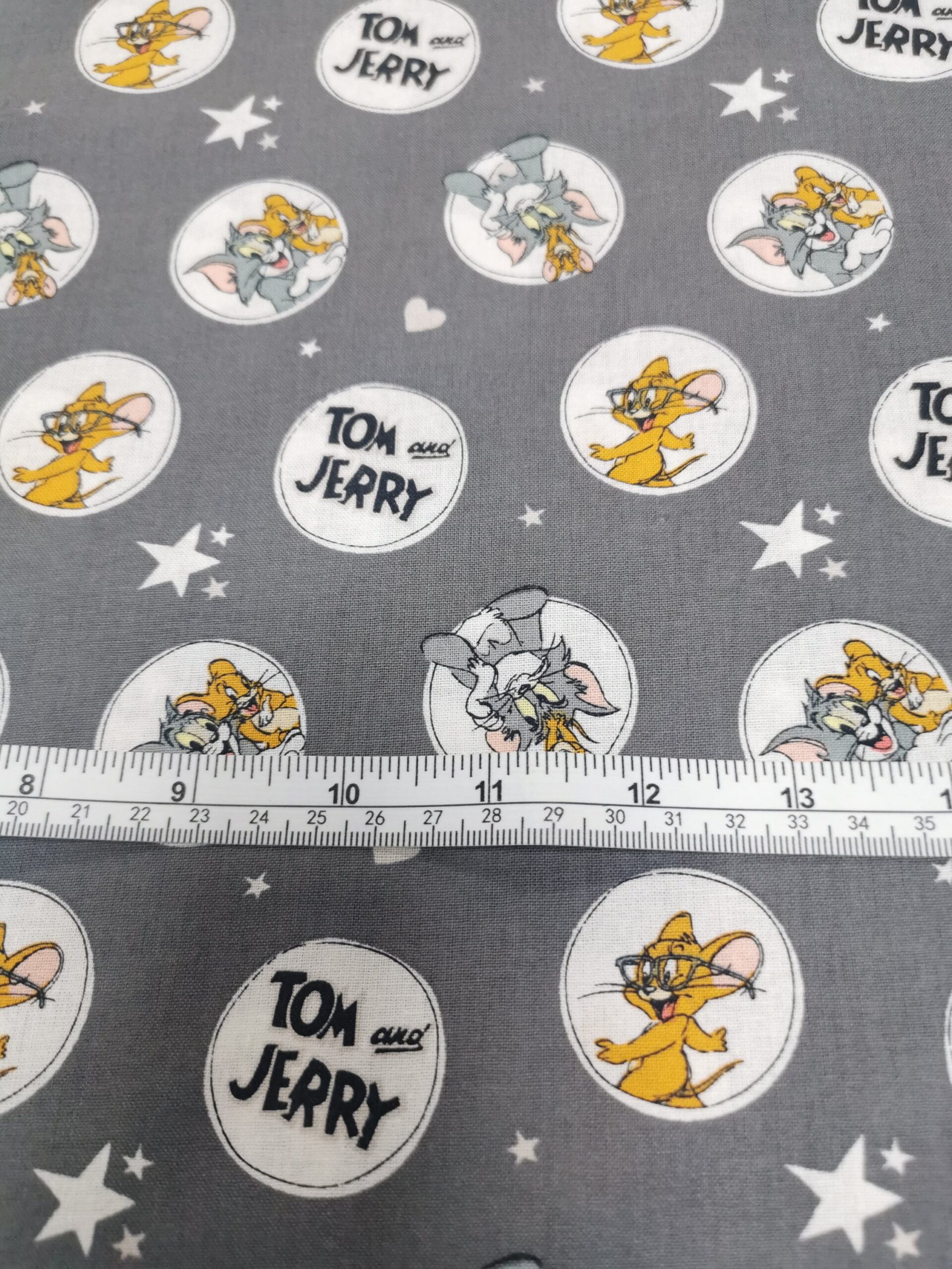Tom & Jerry patchwork cotton fabric - Image 2