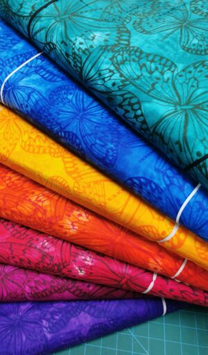 Butterfly Batik Fabric Freedom
