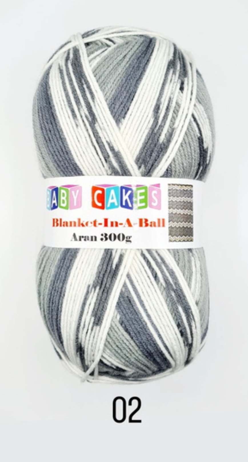 Woolcraft Baby Cakes Blanket In A Ball 300g Aran - Image 12