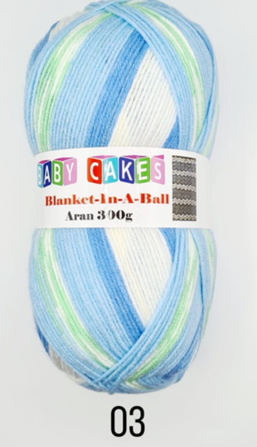Woolcraft Baby Cakes Blanket In A Ball 300g Aran - Image 4