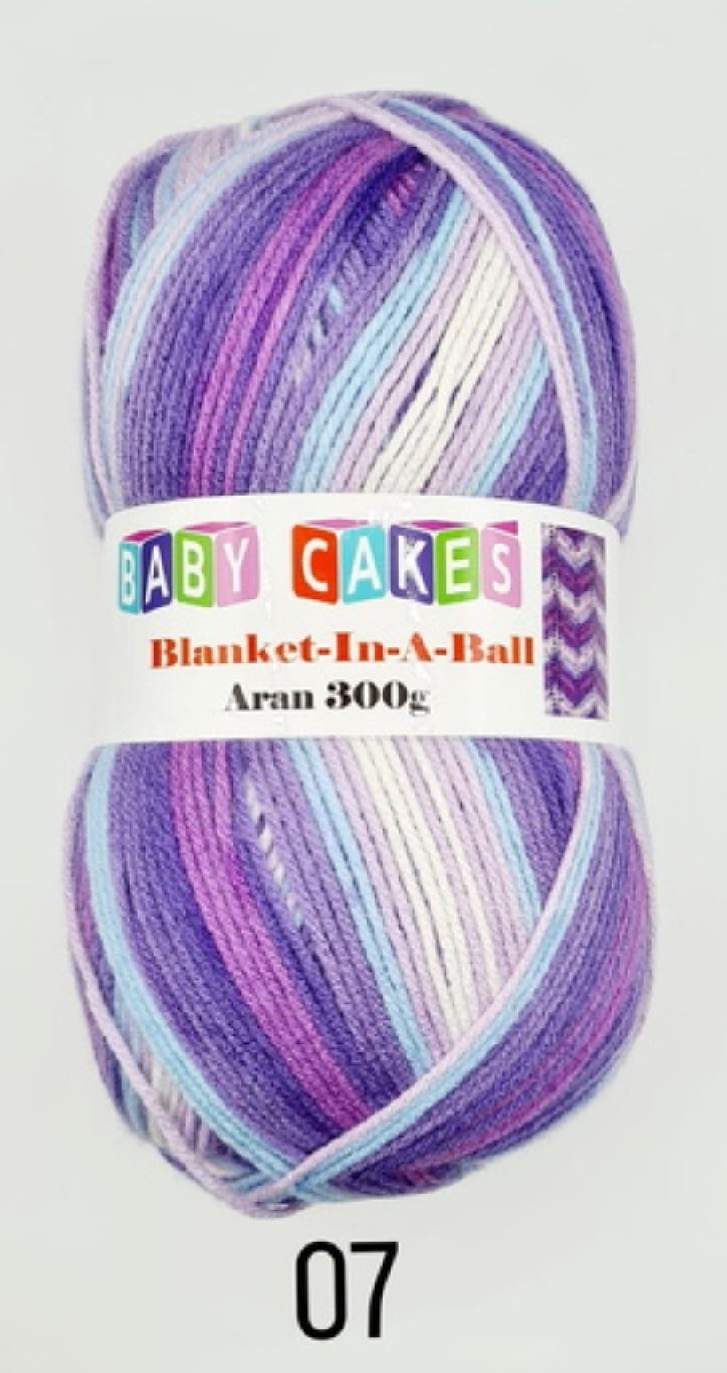 Woolcraft Baby Cakes Blanket In A Ball 300g Aran - Image 10