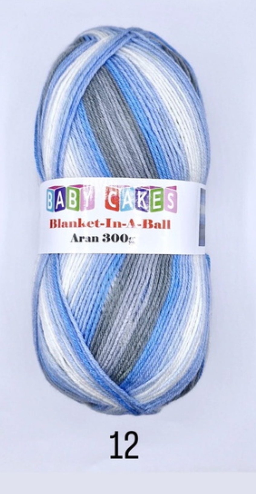 Woolcraft Baby Cakes Blanket In A Ball 300g Aran - Image 3