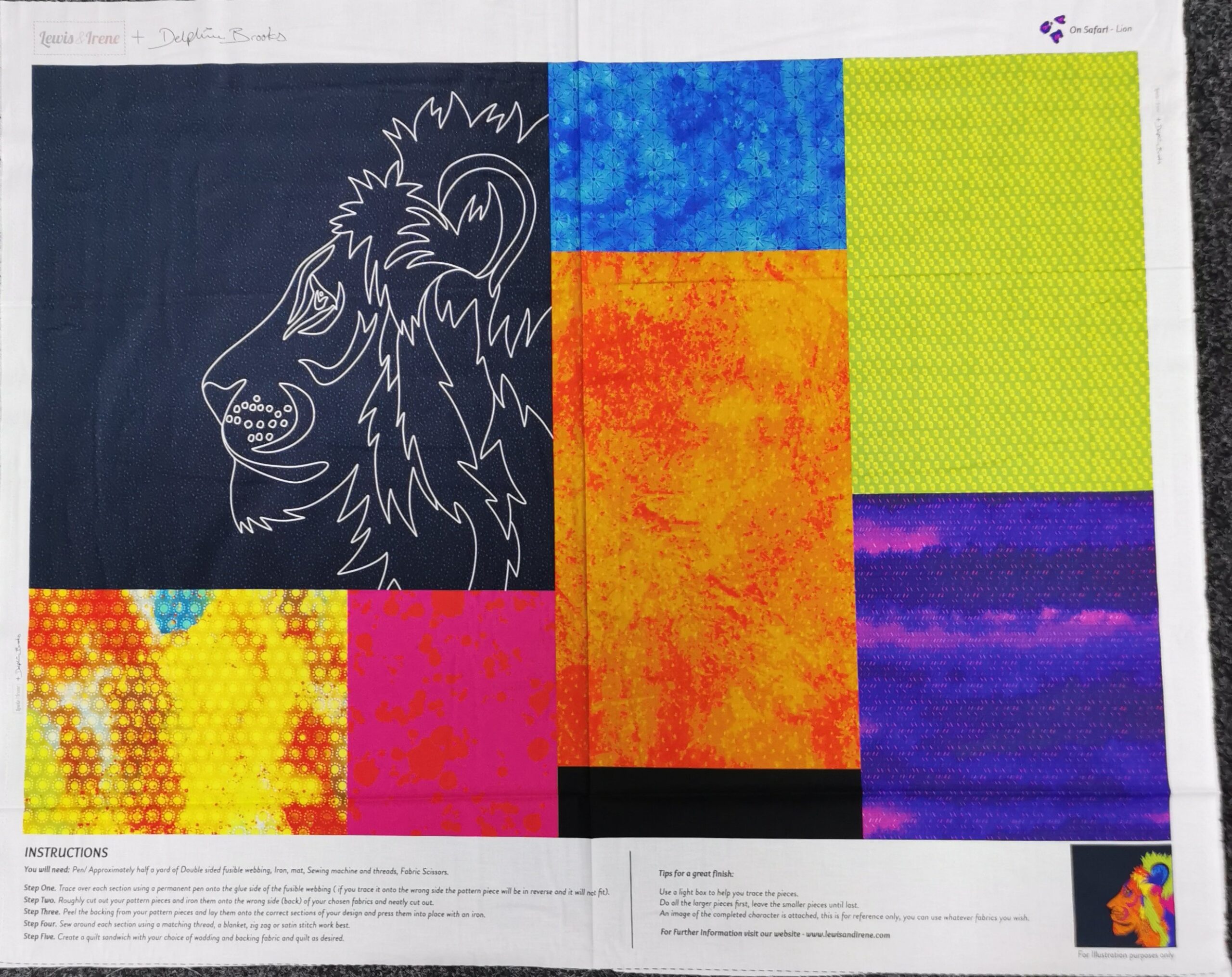 Delphine Brooks / Lewis & Irene - Safari Panel Collection - Image 6