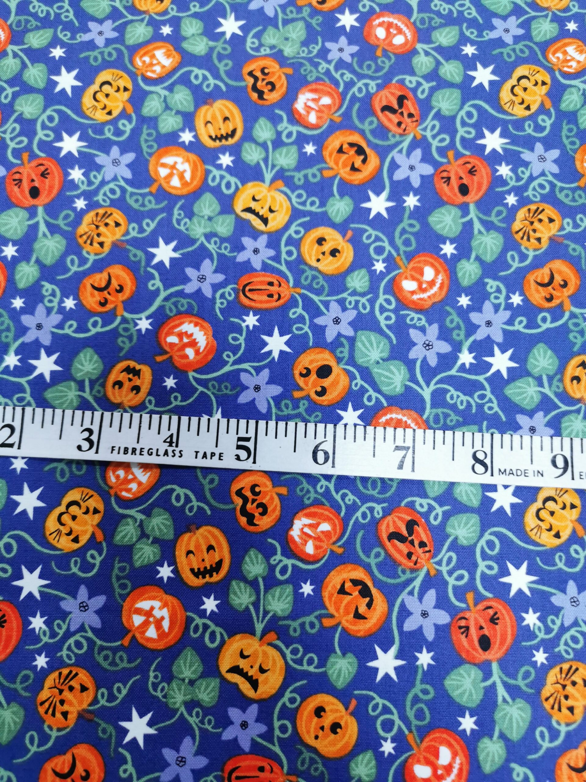 Castle spooky Halloween Lewis and Irene glow in the dark patchwork fabrics - Image 12