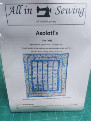 Axolotls quilt kit