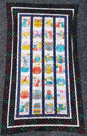 Pretty kitty ex sample quilt