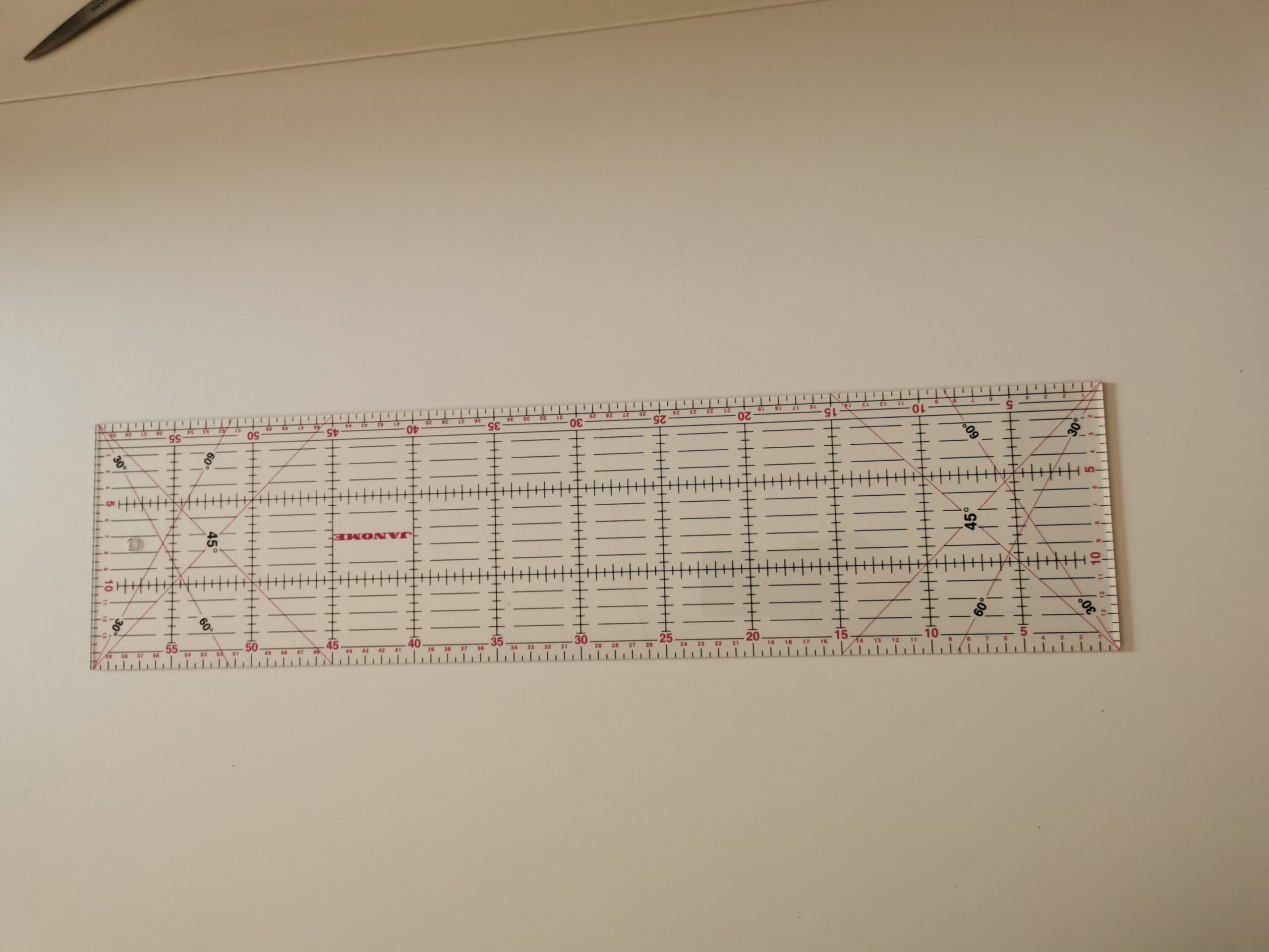 Janome xr60 60cm 12" template ruler